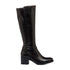 Stivali neri in pelle da donna con tacco 6 cm e cinturino P Essentials, Donna, SKU w035000140, Immagine 0